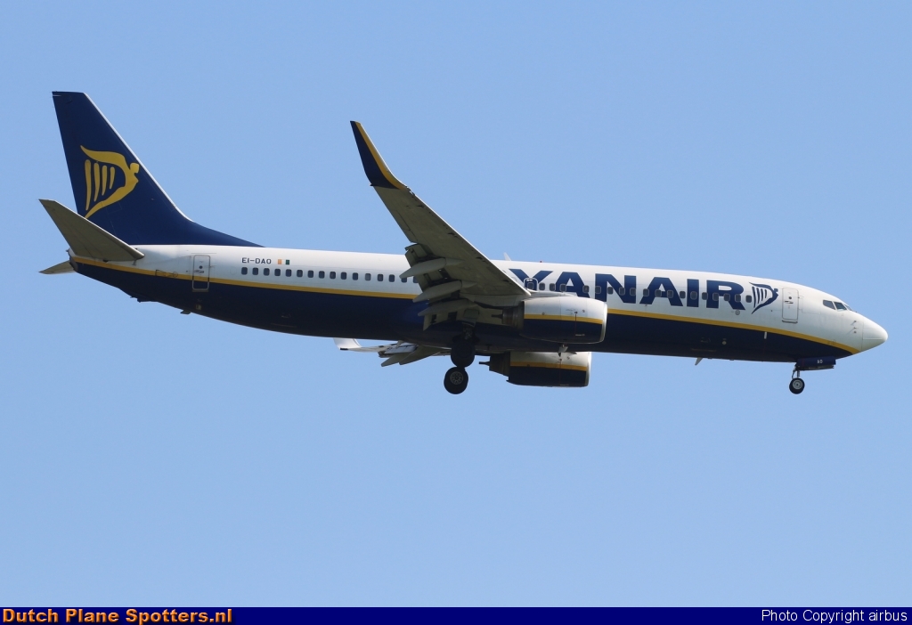 EI-DAO Boeing 737-800 Ryanair by airbus