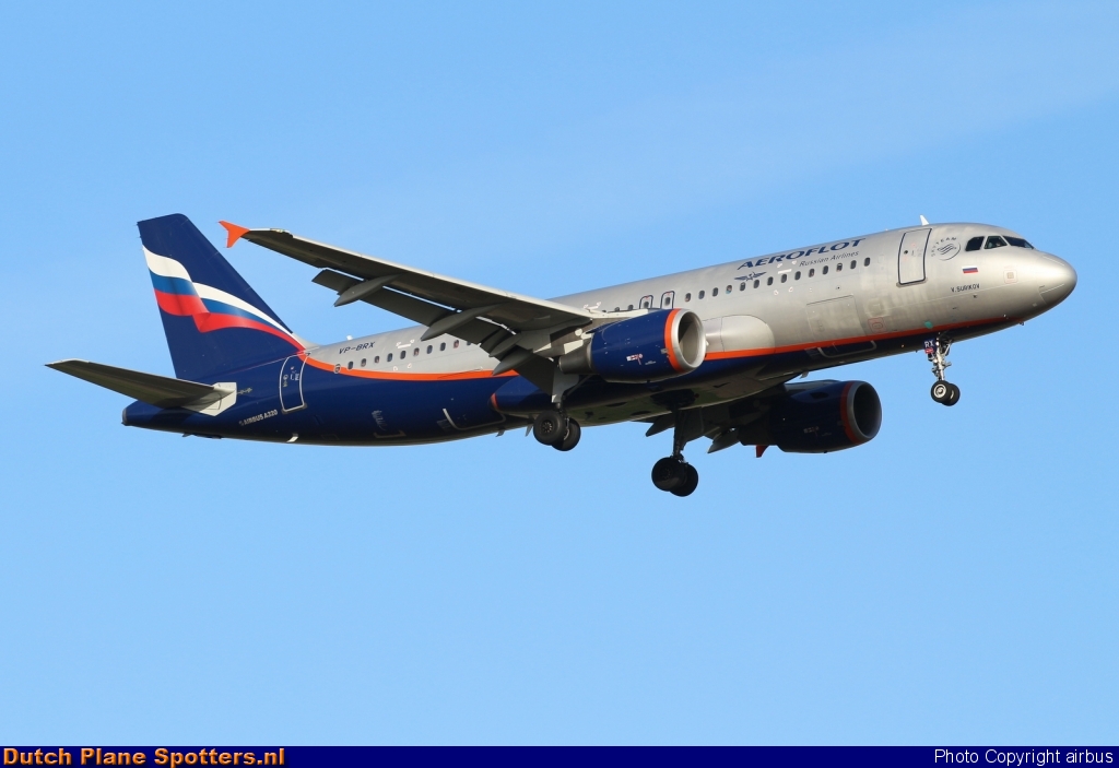 VP-BRX Airbus A320 Aeroflot - Russian Airlines by airbus