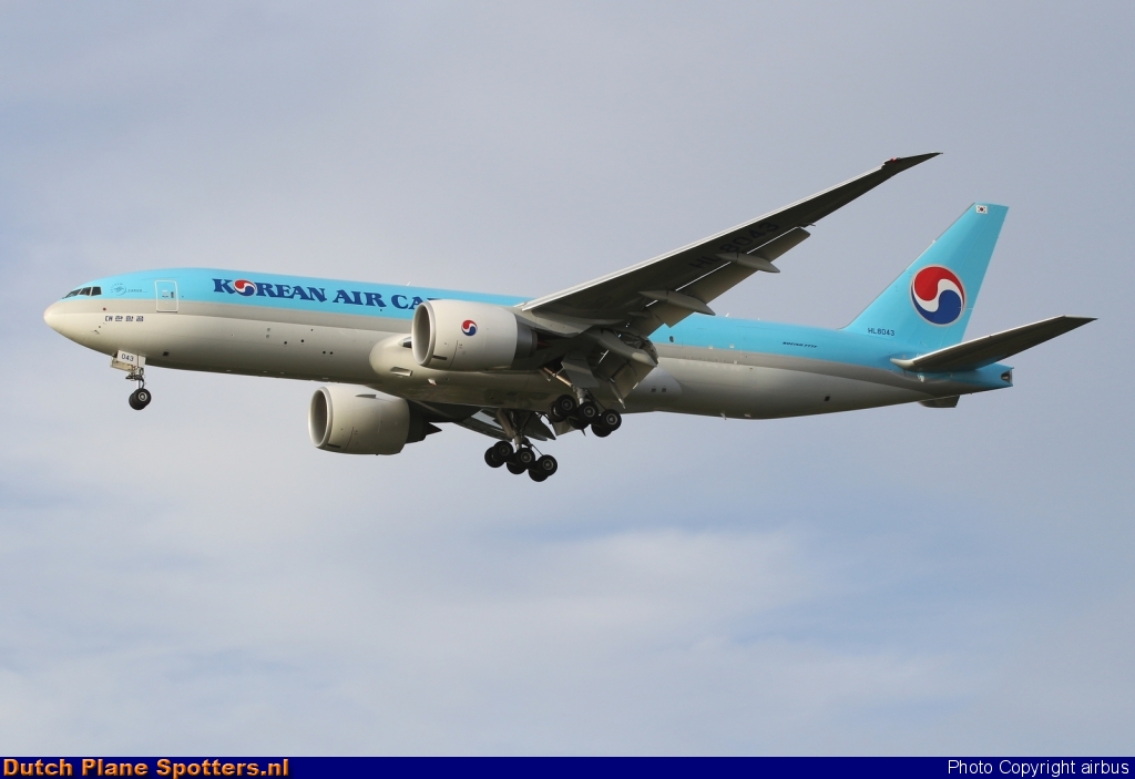 HL8043 Boeing 777-F Korean Air Cargo by airbus
