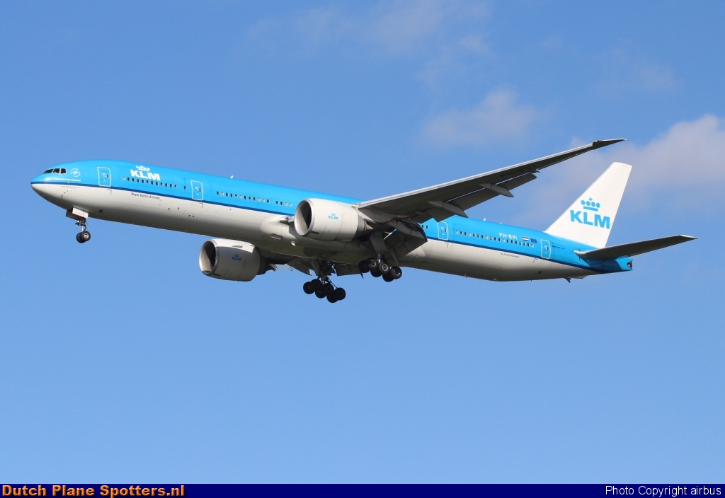 PH-BVI Boeing 777-300 KLM Royal Dutch Airlines by airbus