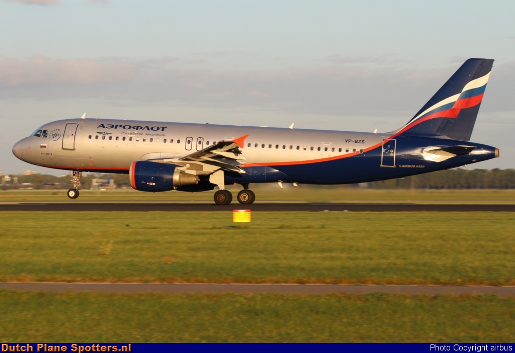 VP-BZS Airbus A320 Aeroflot - Russian Airlines by airbus