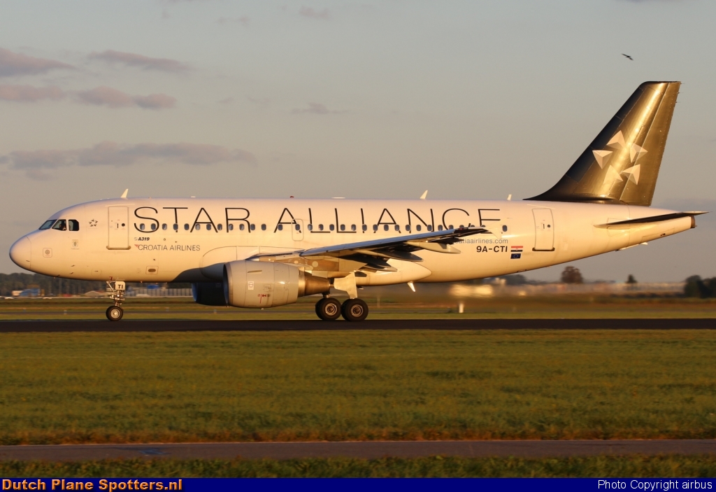 9A-CTI Airbus A319 Croatia Airlines by airbus