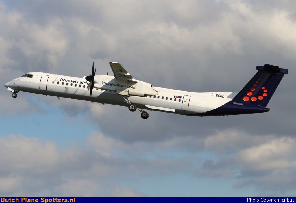 G-ECOK Bombardier Dash 8-Q400 Brussels Airlines by airbus