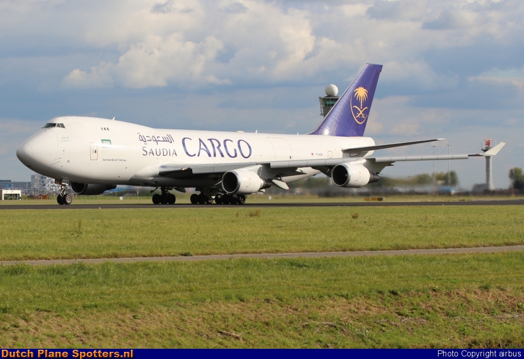 TC-ACM Boeing 747-400 ACT Airlines (Saudi Arabian Cargo) by airbus