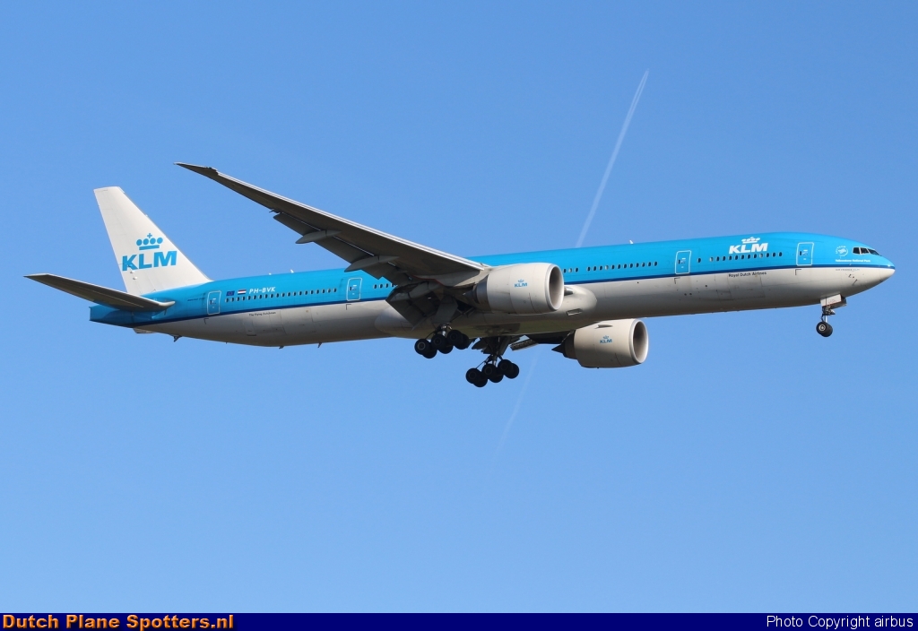 PH-BVK Boeing 777-300 KLM Royal Dutch Airlines by airbus