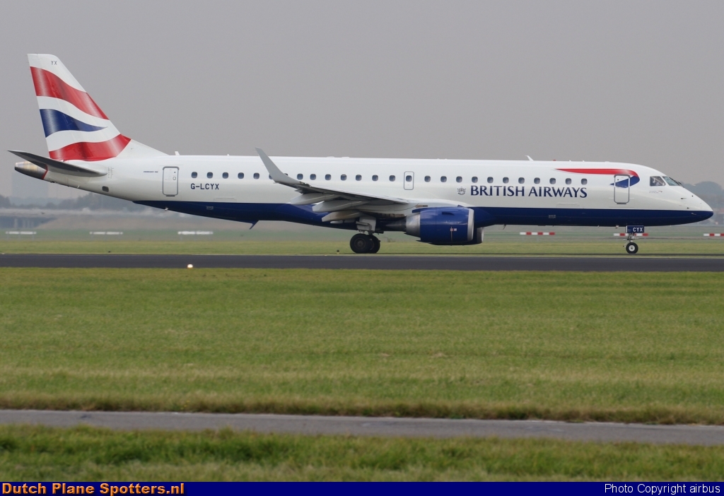 G-LCYX Embraer 190 British Airways by airbus