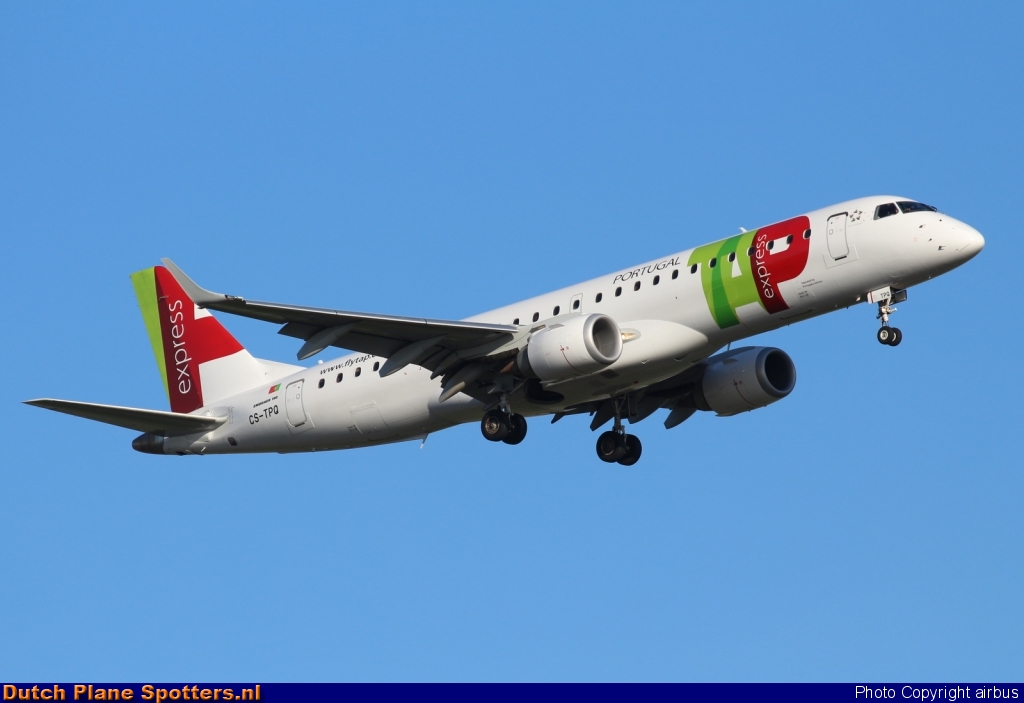 CS-TPQ Embraer 190 PGA Portugalia Airlines (TAP Express) by airbus