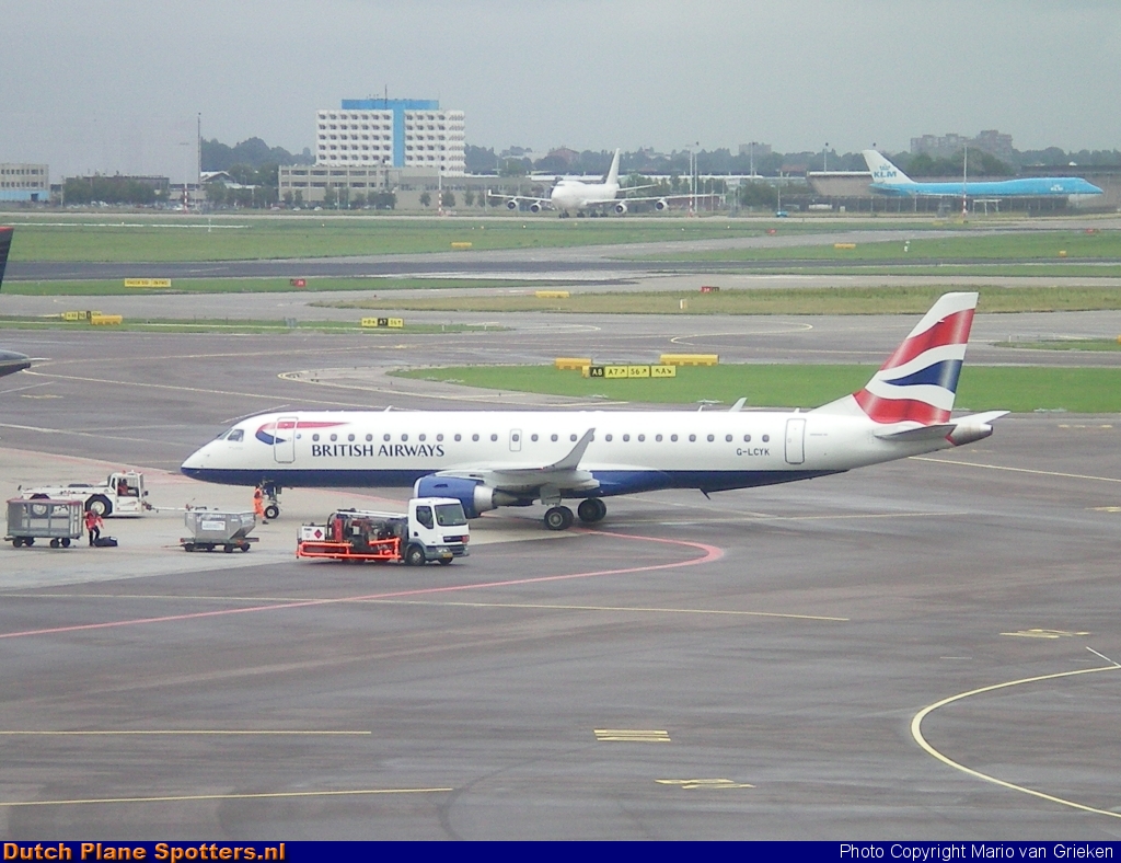 G-LCYK Embraer 190 BA CityFlyer (British Airways) by MariovG