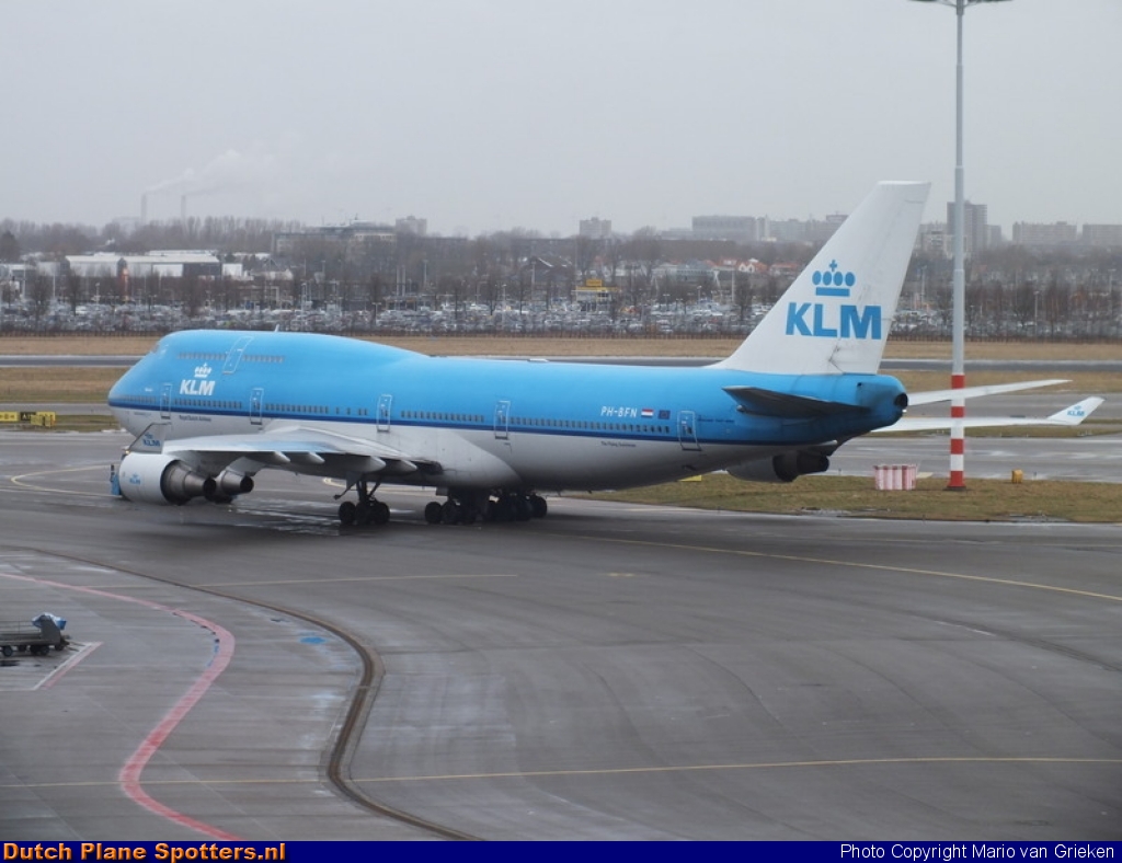 PH-BFN Boeing 747-400 KLM Royal Dutch Airlines by MariovG