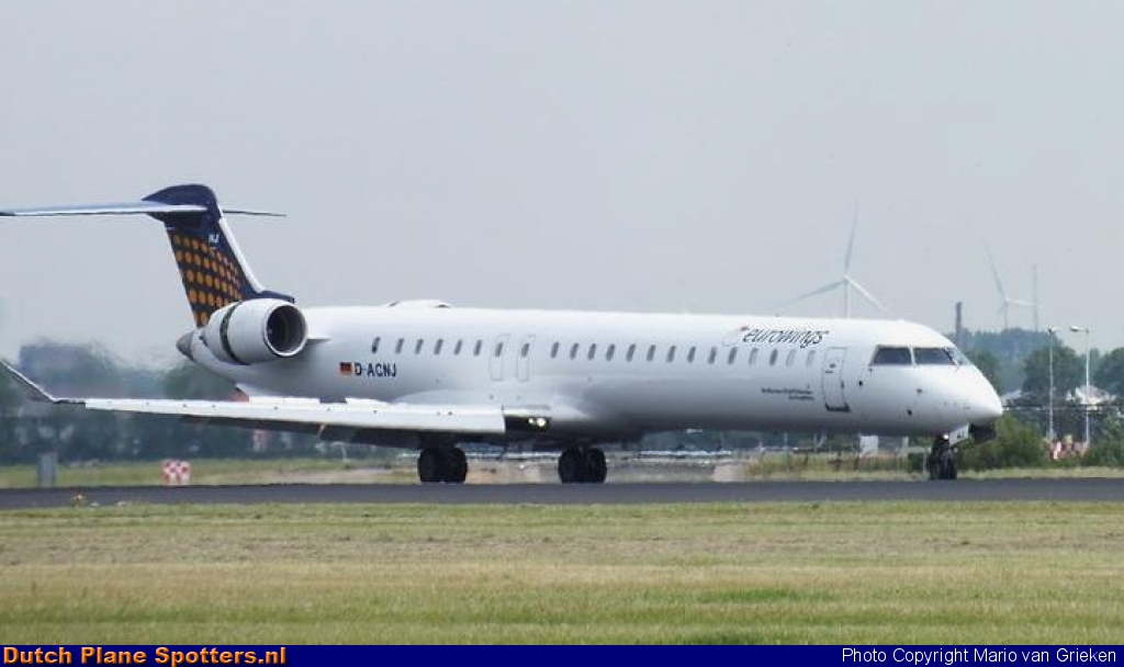 D-ACNJ Bombardier Canadair CRJ900 Eurowings by MariovG