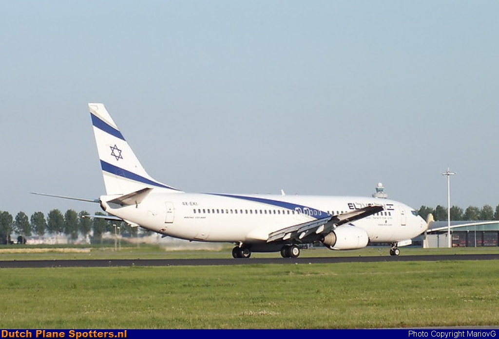 4X-EKI Boeing 737-800 El Al Israel Airlines by MariovG