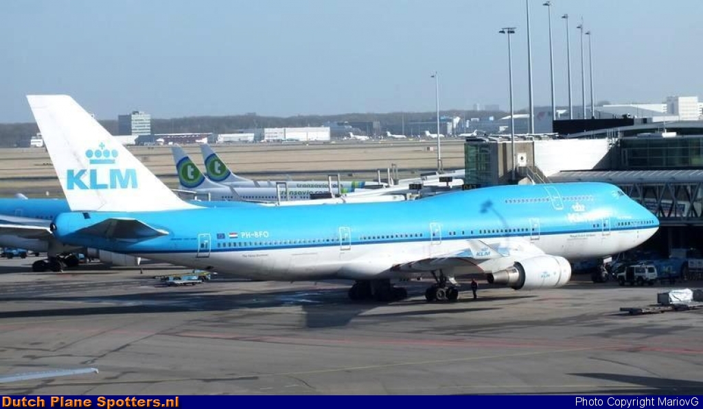 PH-BFO Boeing 747-400 KLM Royal Dutch Airlines by MariovG