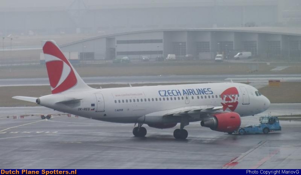 OK-REQ Airbus A319 CSA Czech Airlines by MariovG