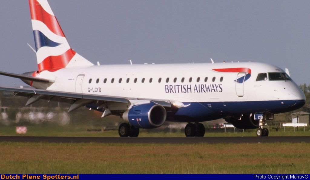 G-LCYD Embraer 170 BA CityFlyer (British Airways) by MariovG