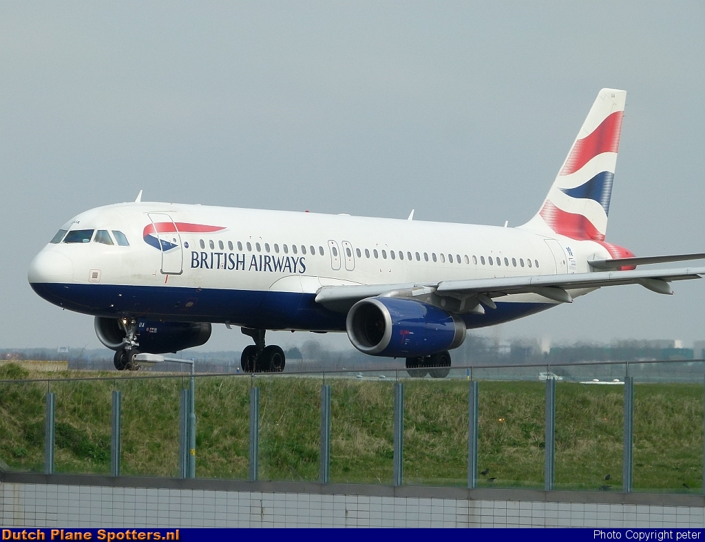 G-EUUA Airbus A320 British Airways by peter