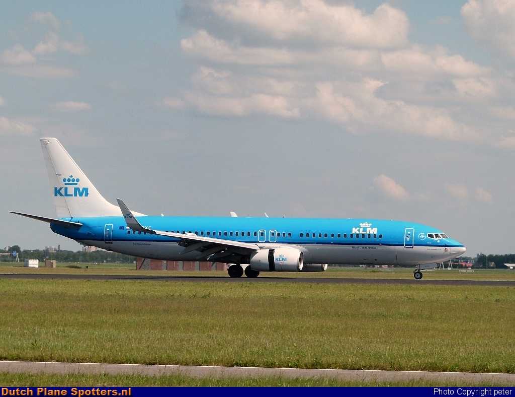 PH-BXE Boeing 737-800 KLM Royal Dutch Airlines by peter
