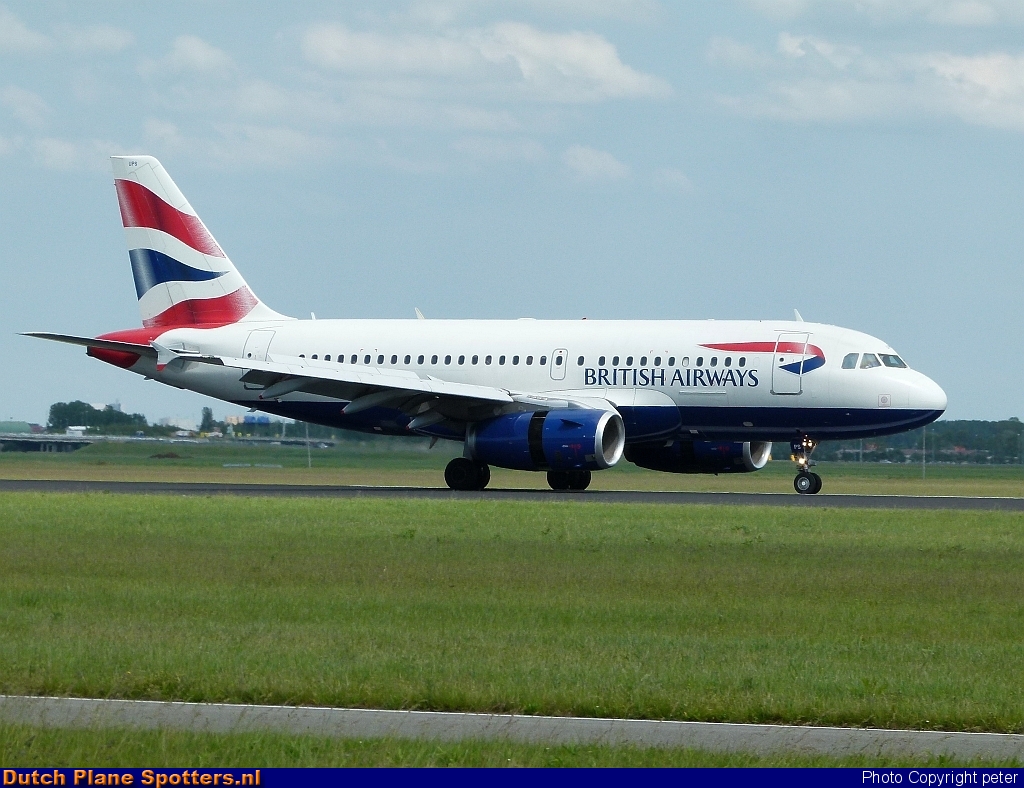 G-EUPS Airbus A319 British Airways by peter