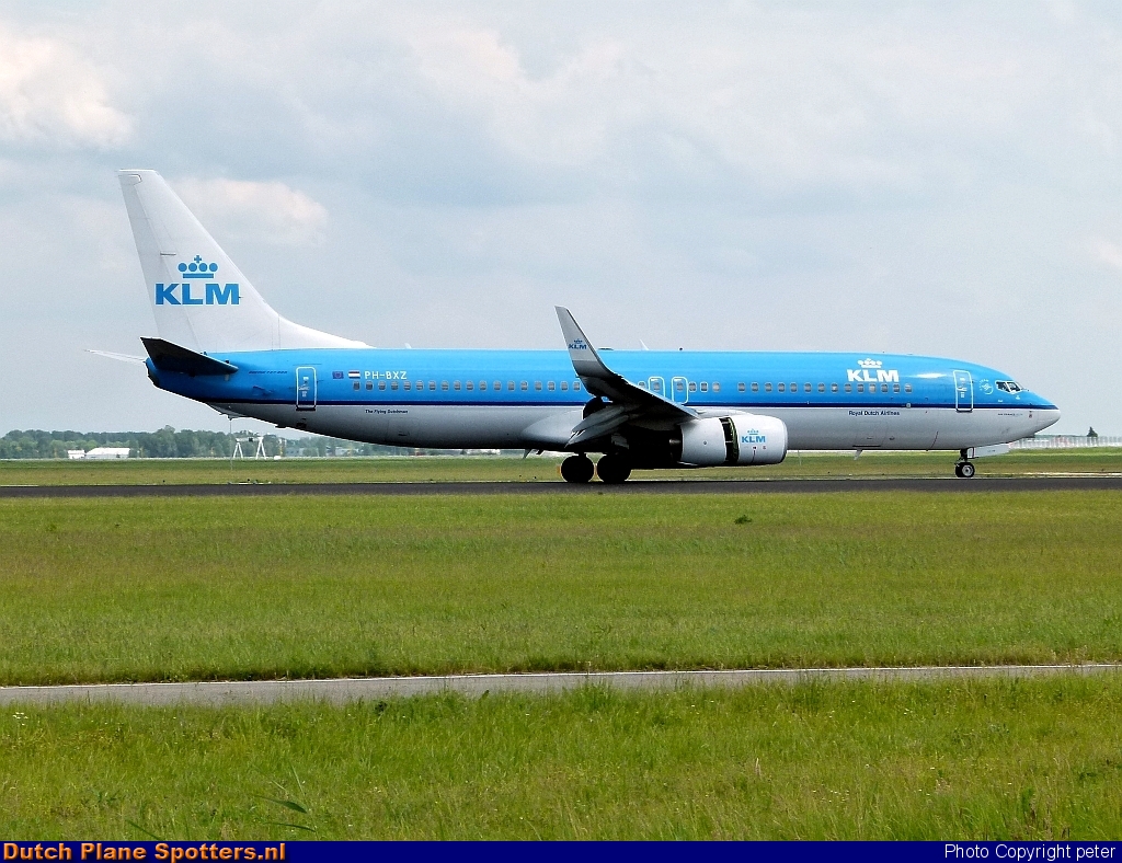PH-BXZ Boeing 737-800 KLM Royal Dutch Airlines by peter