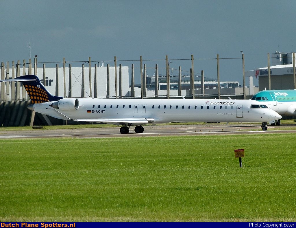D-ACNT Bombardier Canadair CRJ900 Eurowings by peter