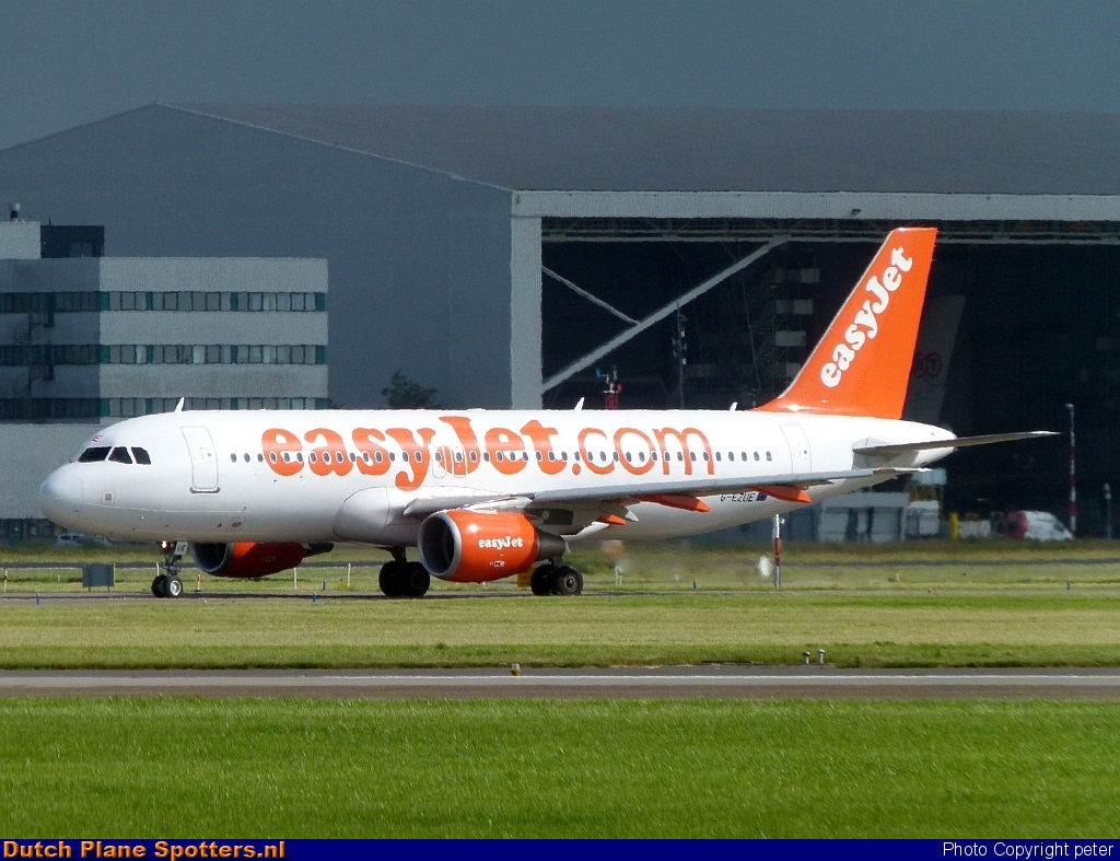 G-EZUE Airbus A320 easyJet by peter