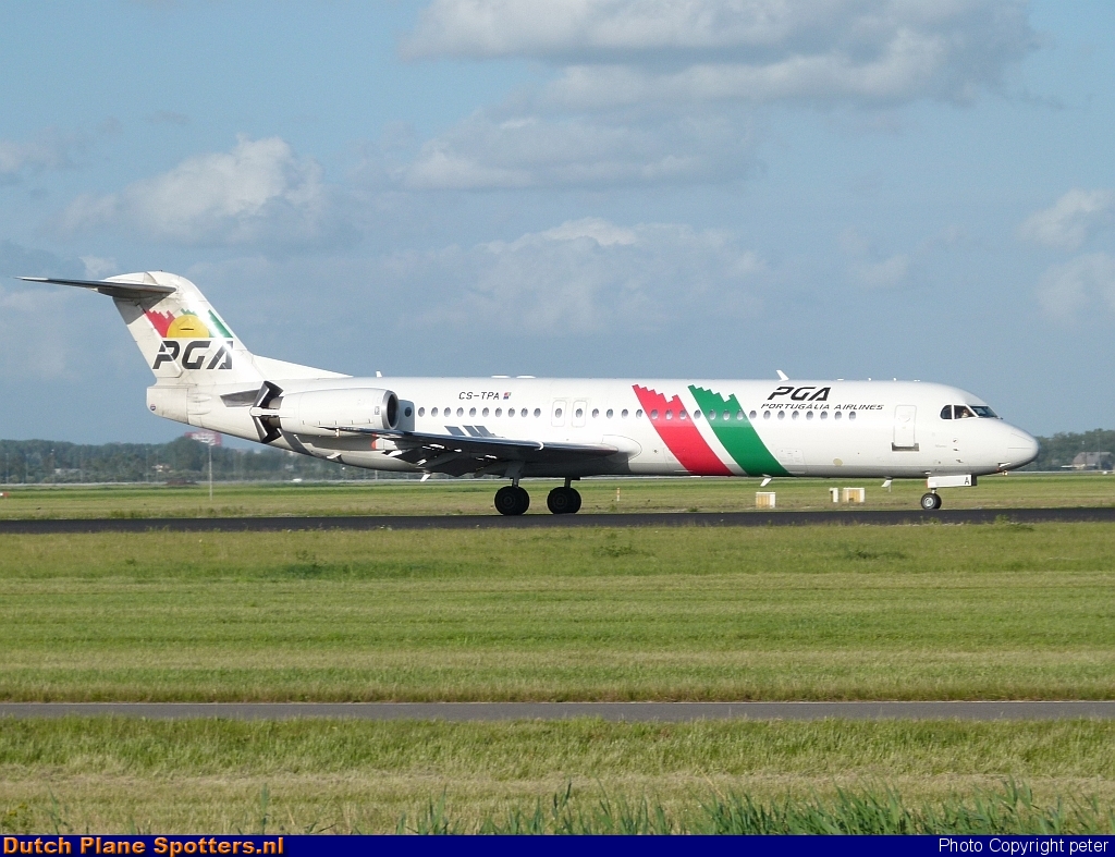 CS-TPA Fokker 100 PGA Portugalia Airlines by peter