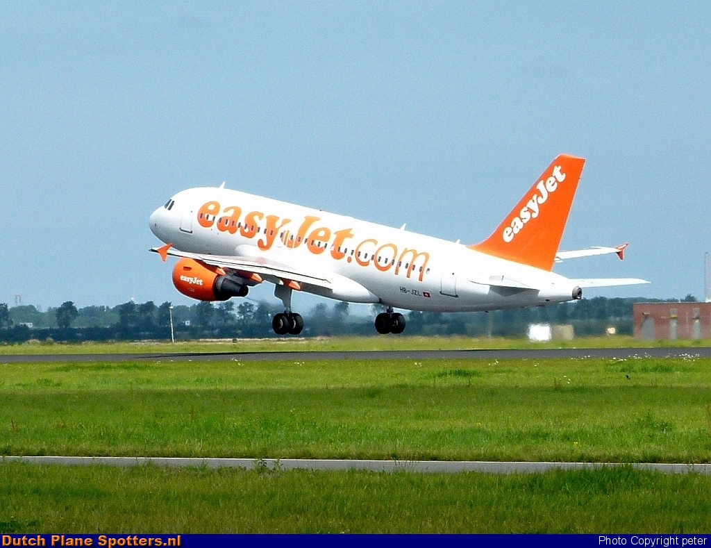 HB-JZL Airbus A319 easyJet Switzerland by peter