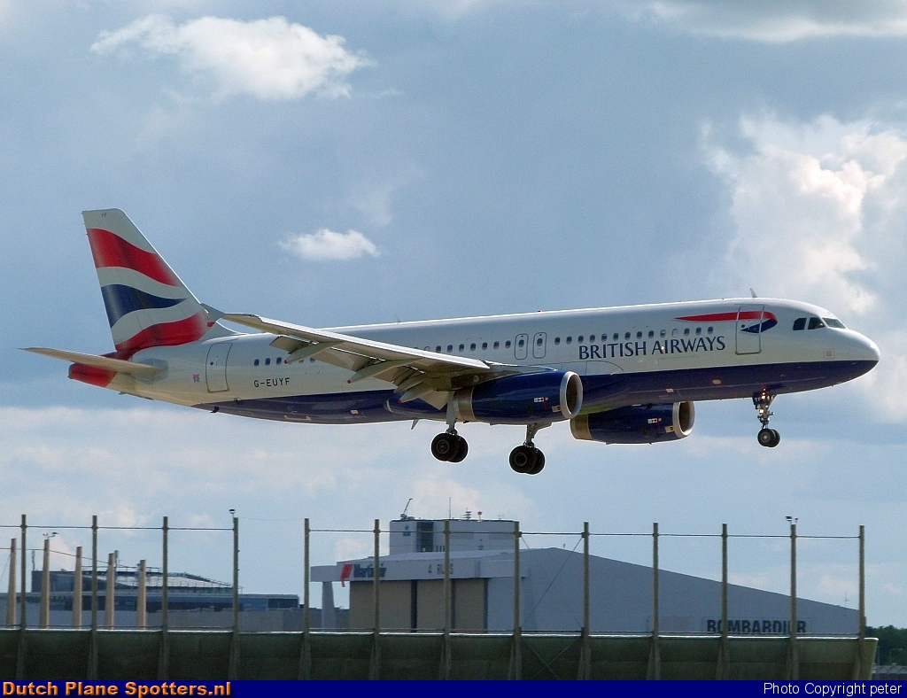 G-EUYF Airbus A320 British Airways by peter