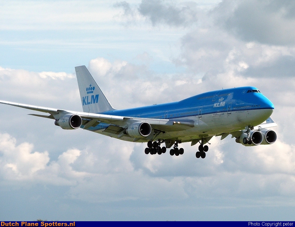 PH-BFO Boeing 747-400 KLM Royal Dutch Airlines by peter