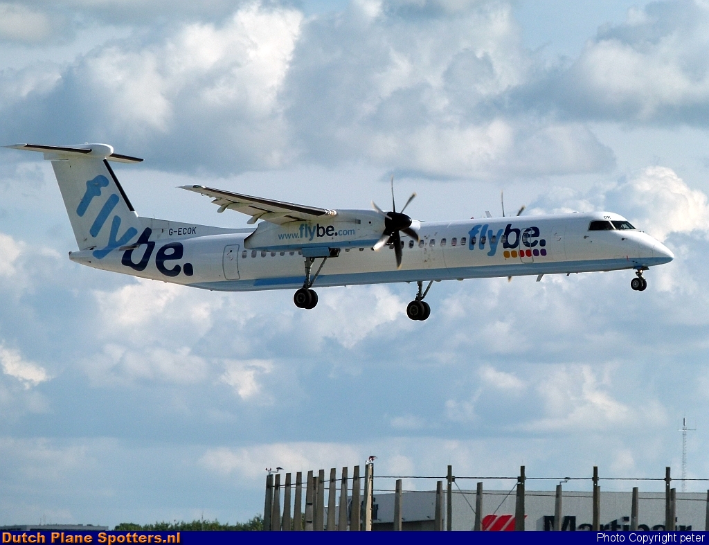 G-ECOK Bombardier Dash 8-Q400 Flybe by peter