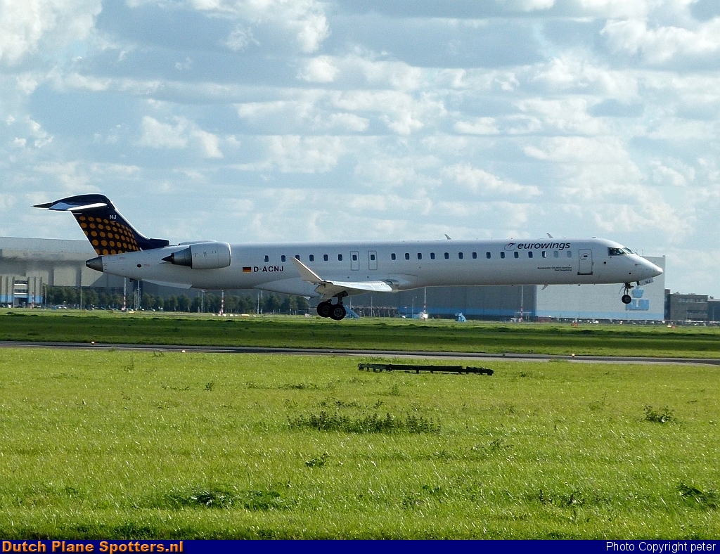 D-ACNJ Bombardier Canadair CRJ900 Eurowings by peter