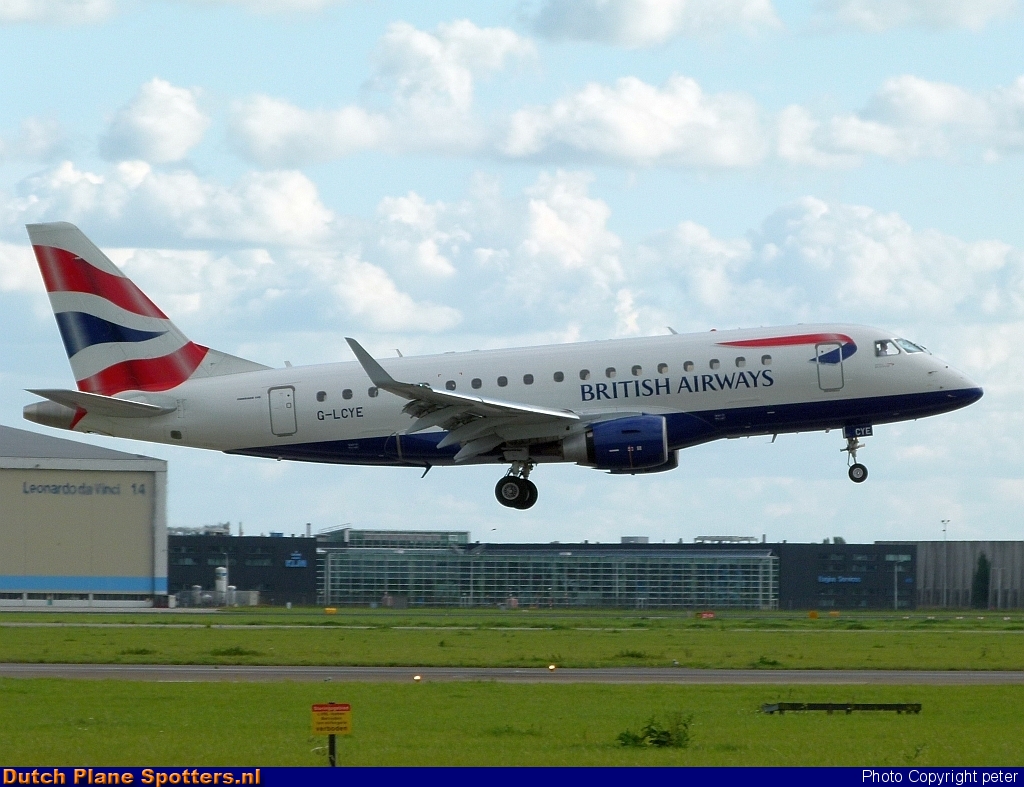 G-LCYE Embraer 170 BA CityFlyer (British Airways) by peter