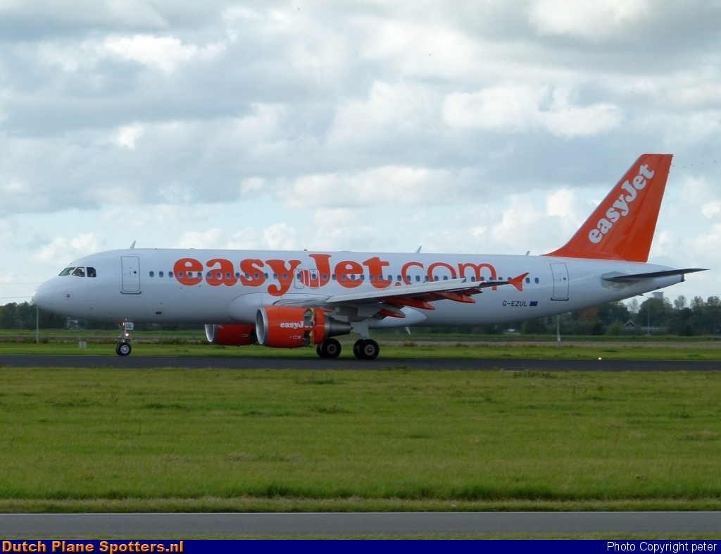 G-EZUL Airbus A320 easyJet by peter