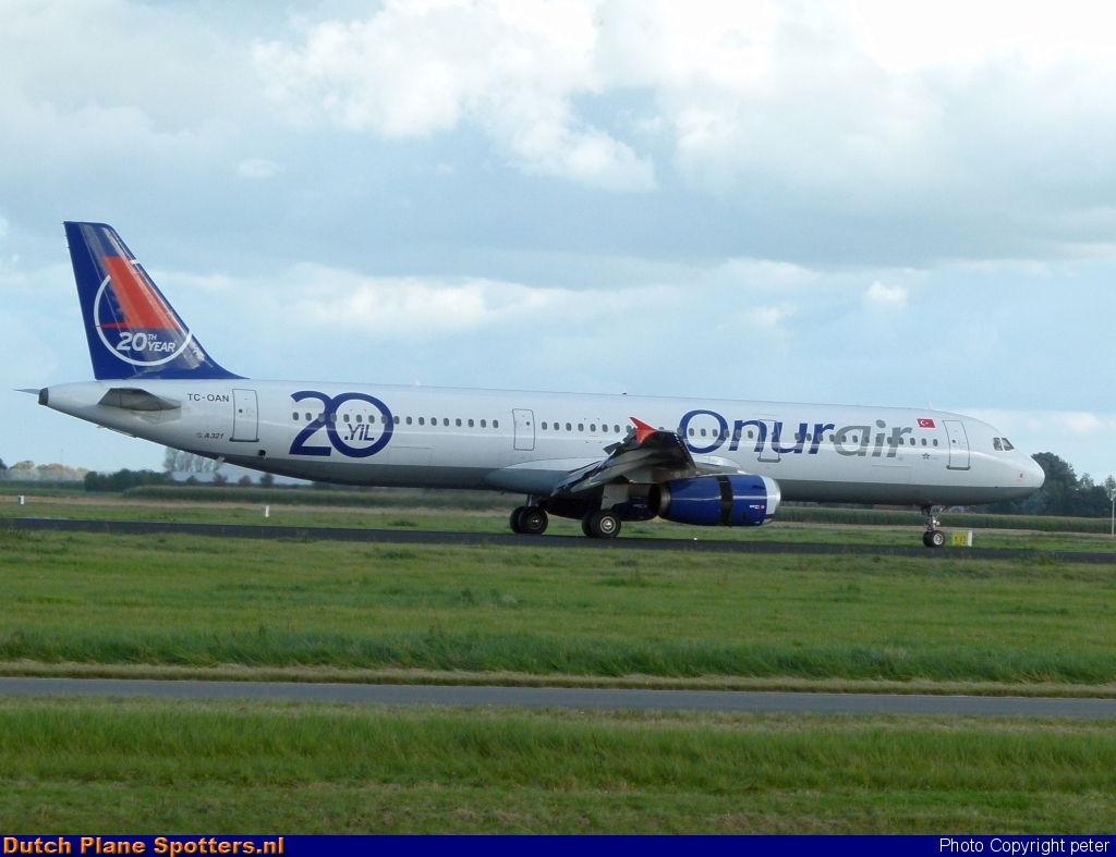 TC-OAN Airbus A321 Onur Air by peter