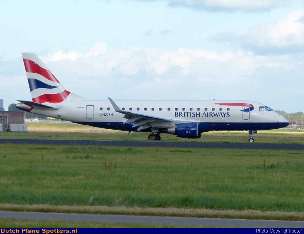 G-LCYH Embraer 170 BA CityFlyer (British Airways) by peter