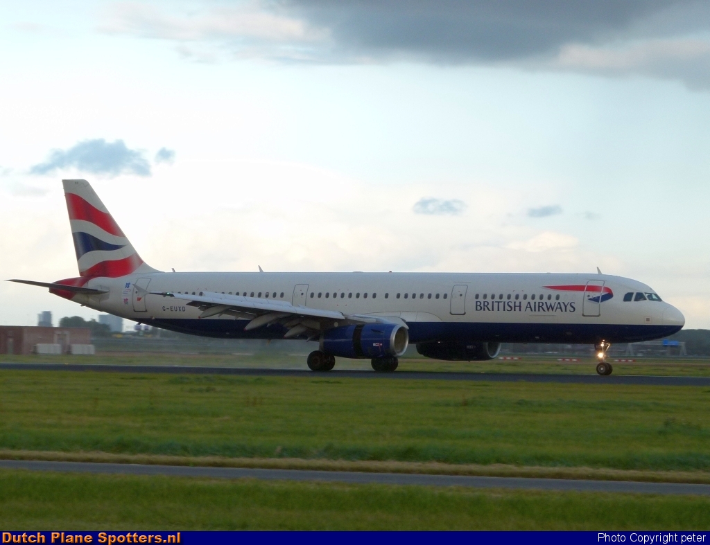G-EUXD Airbus A321 British Airways by peter