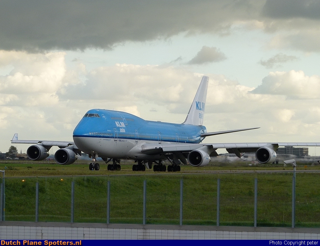 PH-BFM Boeing 747-400 KLM Asia by peter
