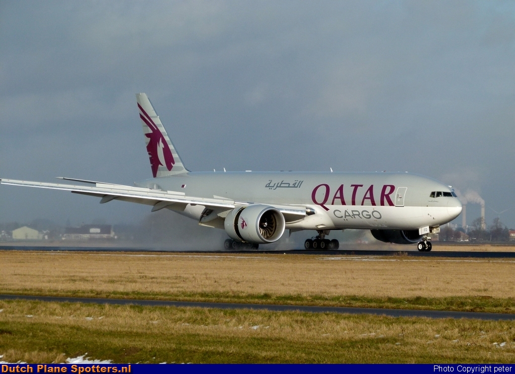 A7-BFD Boeing 777-F Qatar Airways Cargo by peter