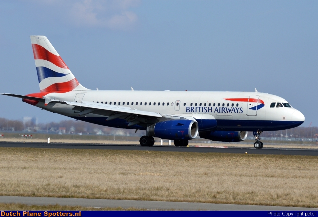 G-EUOB Airbus A319 British Airways by peter