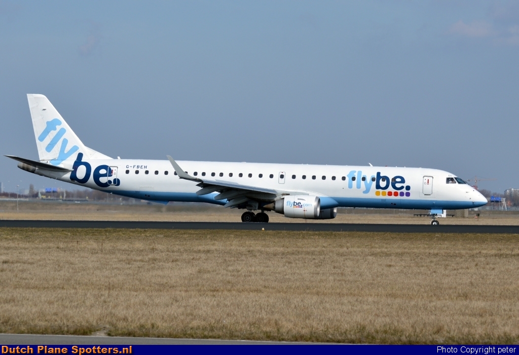 G-FBEH Embraer 195 Flybe by peter
