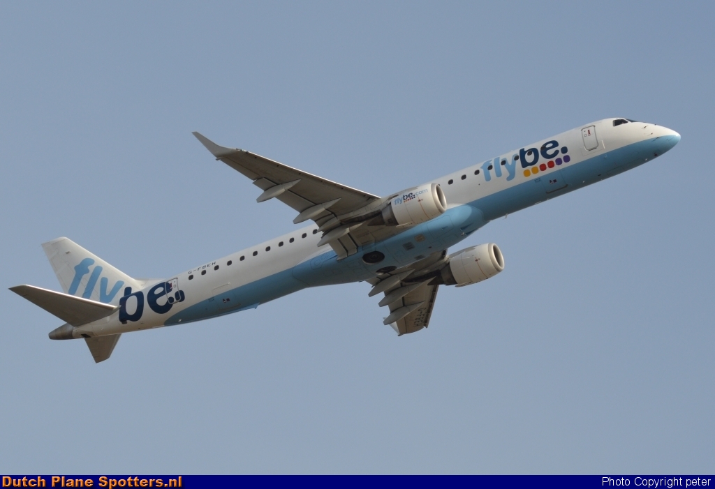 G-FBEH Embraer 195 Flybe by peter