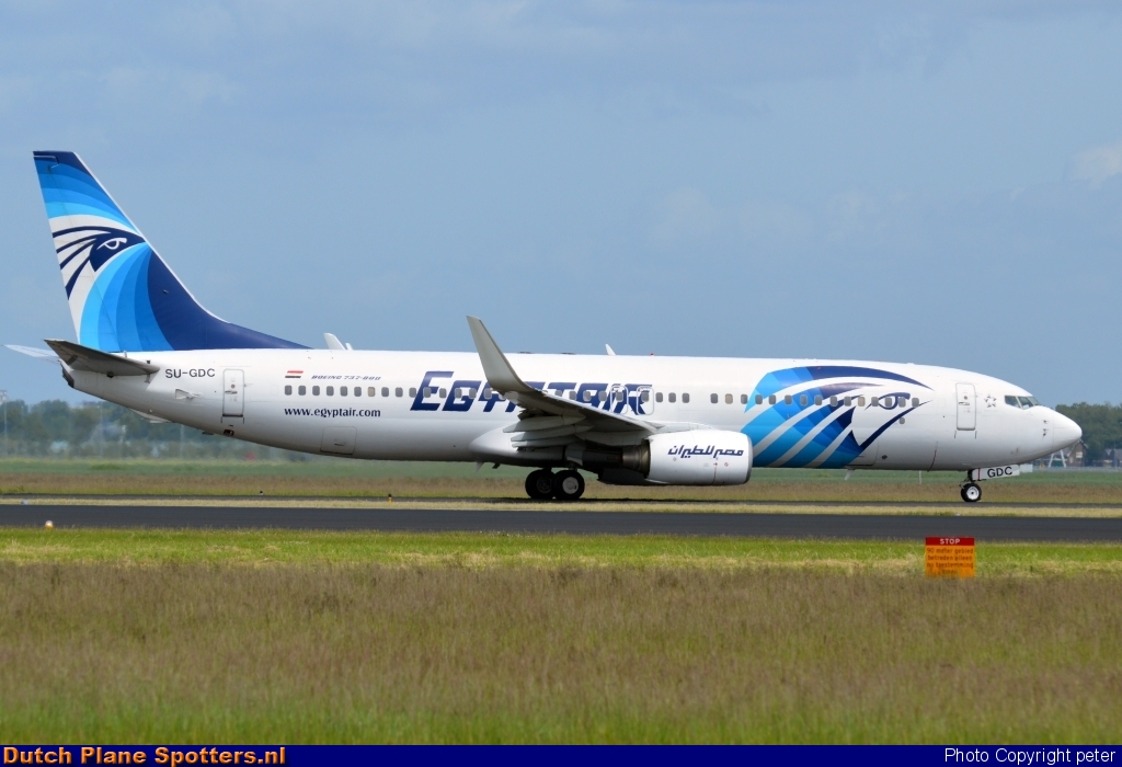 SU-GDC Boeing 737-800 Egypt Air by peter
