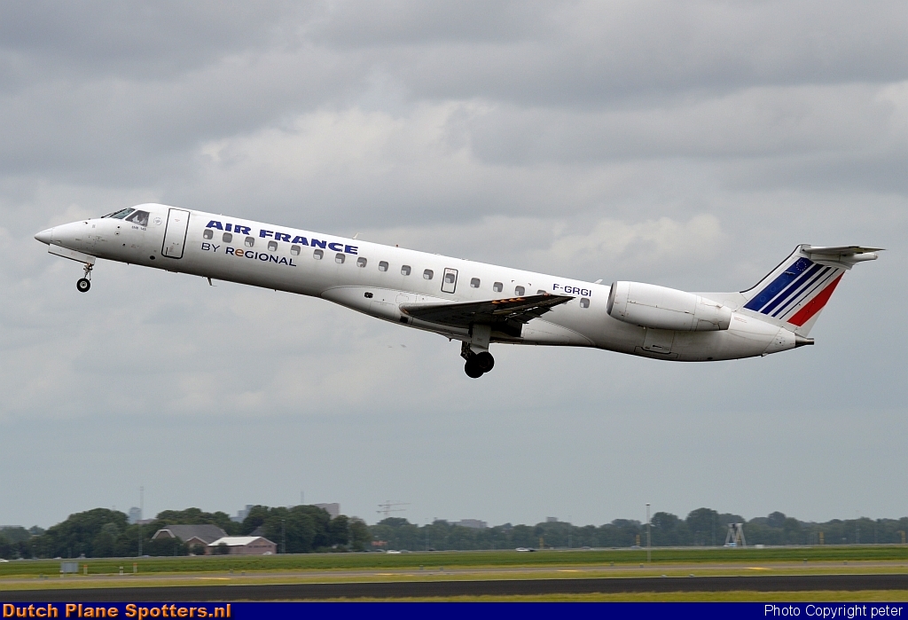 F-GRGI Embraer 145 Air France by peter