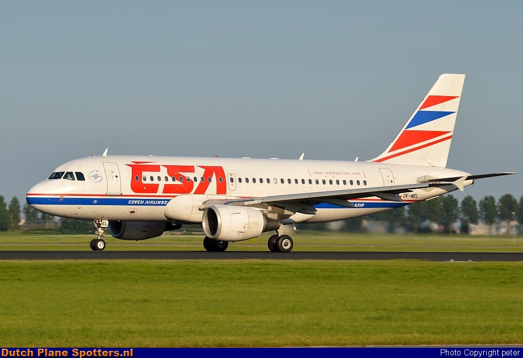 OK-MEL Airbus A319 CSA Czech Airlines by peter