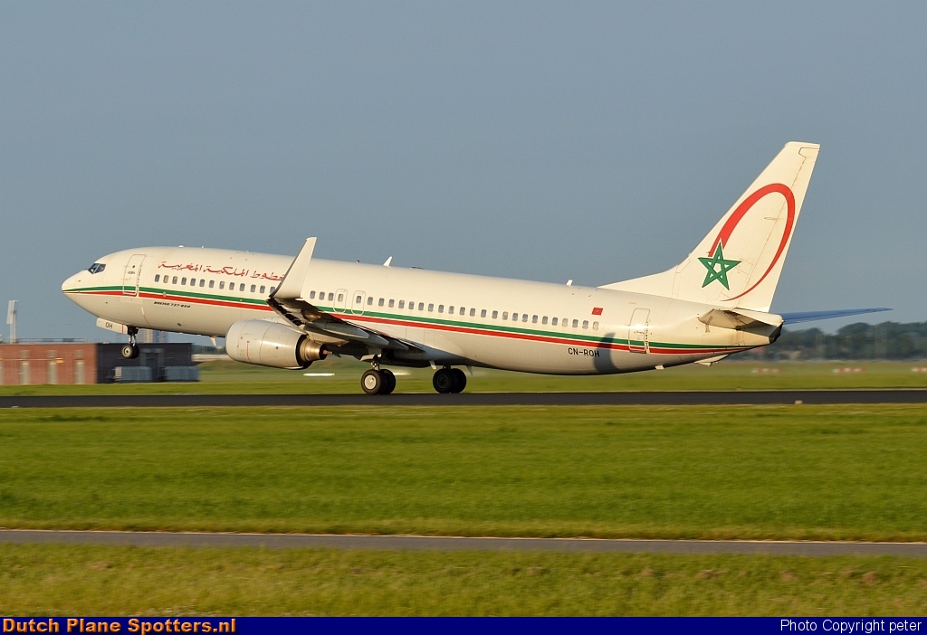 CN-ROH Boeing 737-800 Royal Air Maroc by peter