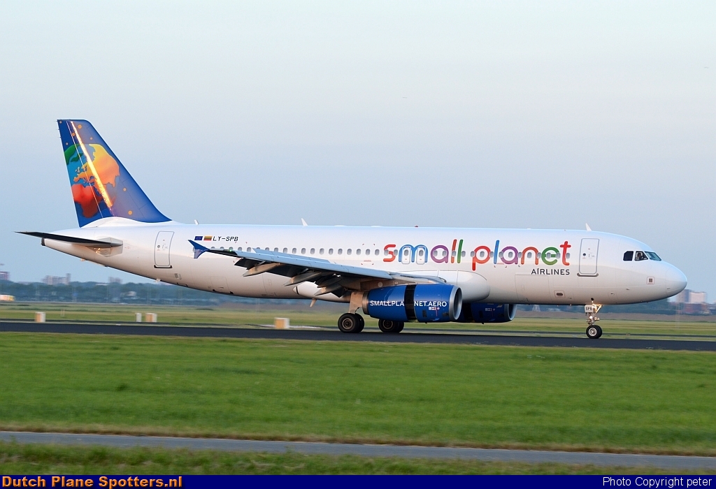 LY-SPB Airbus A320 Small Planet Airlines by peter