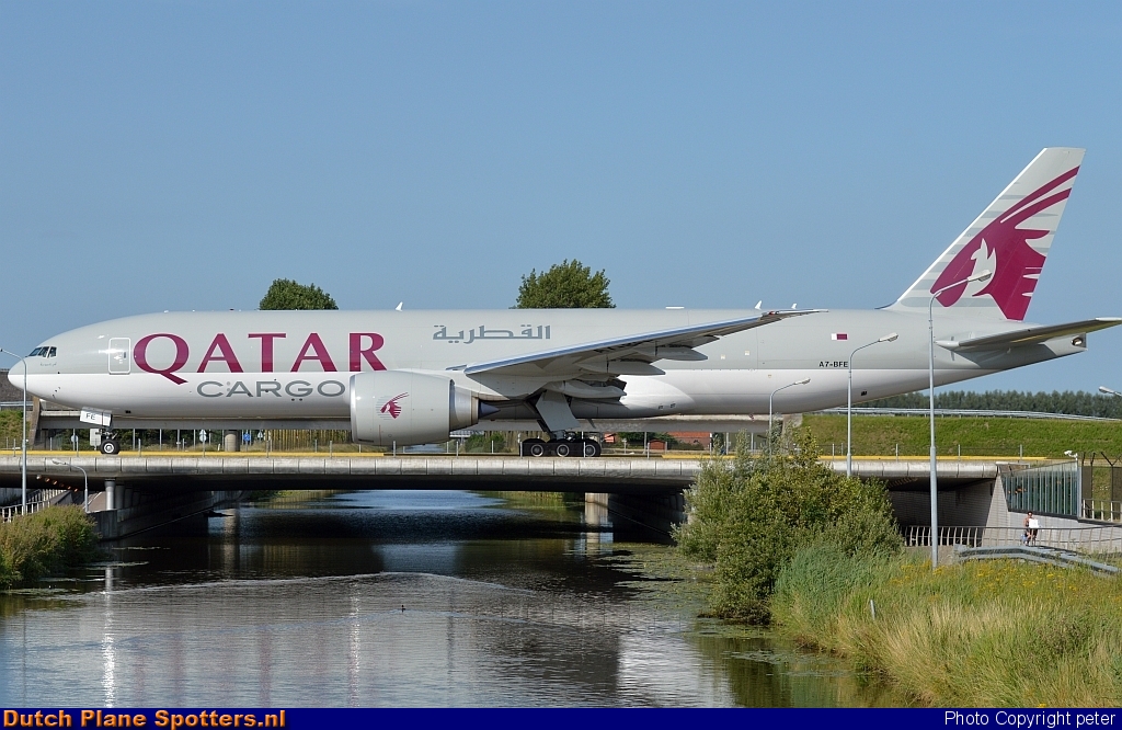 A7-BFE Boeing 777-F Qatar Airways Cargo by peter