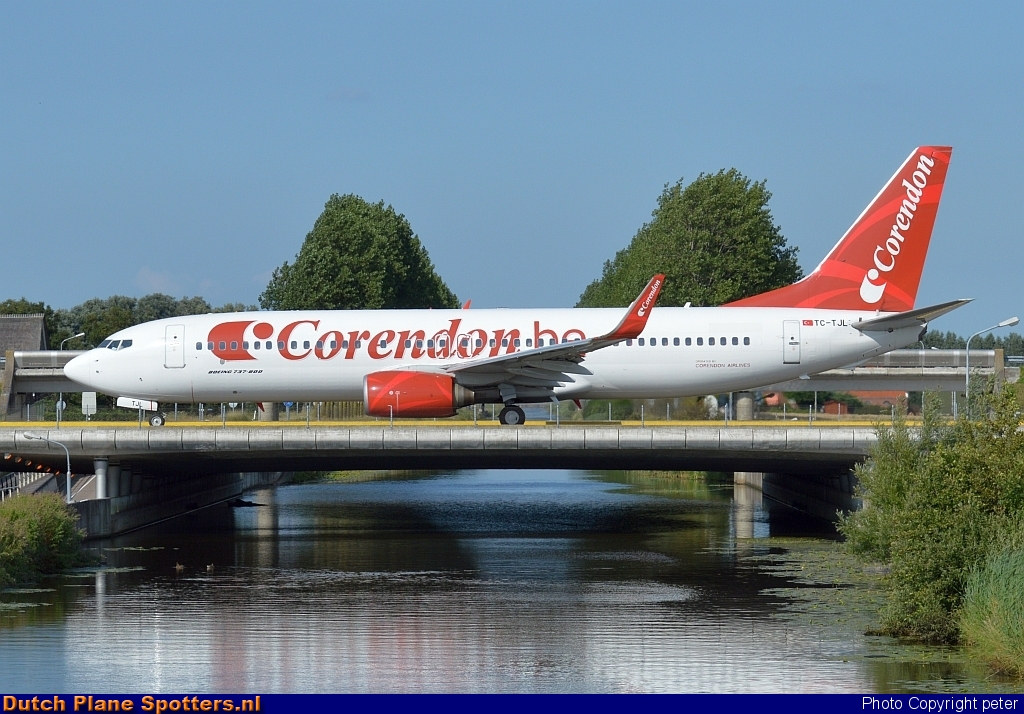 TC-TJL Boeing 737-800 Corendon Airlines by peter