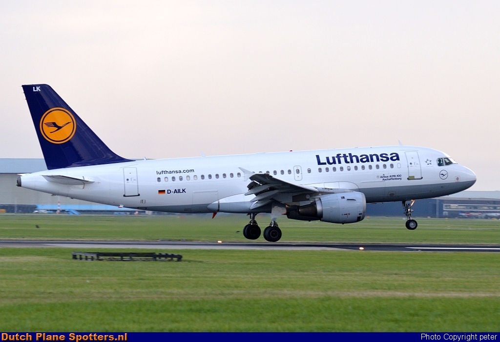 D-AILK Airbus A319 Lufthansa by peter