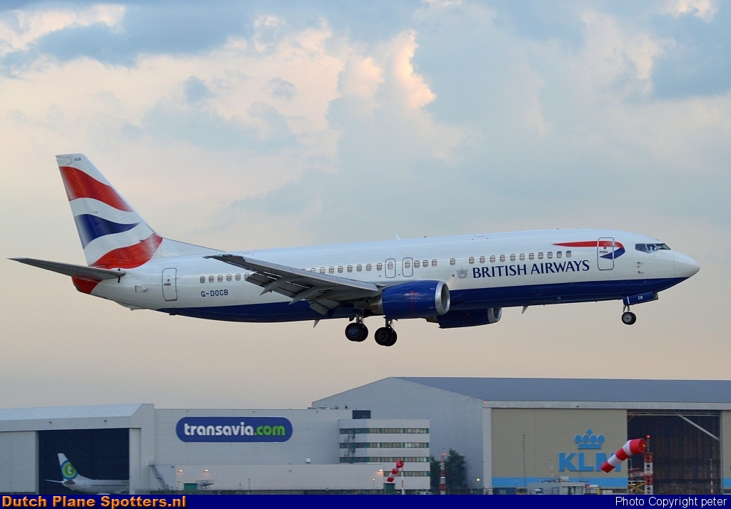 G-DOCB Boeing 737-400 British Airways by peter