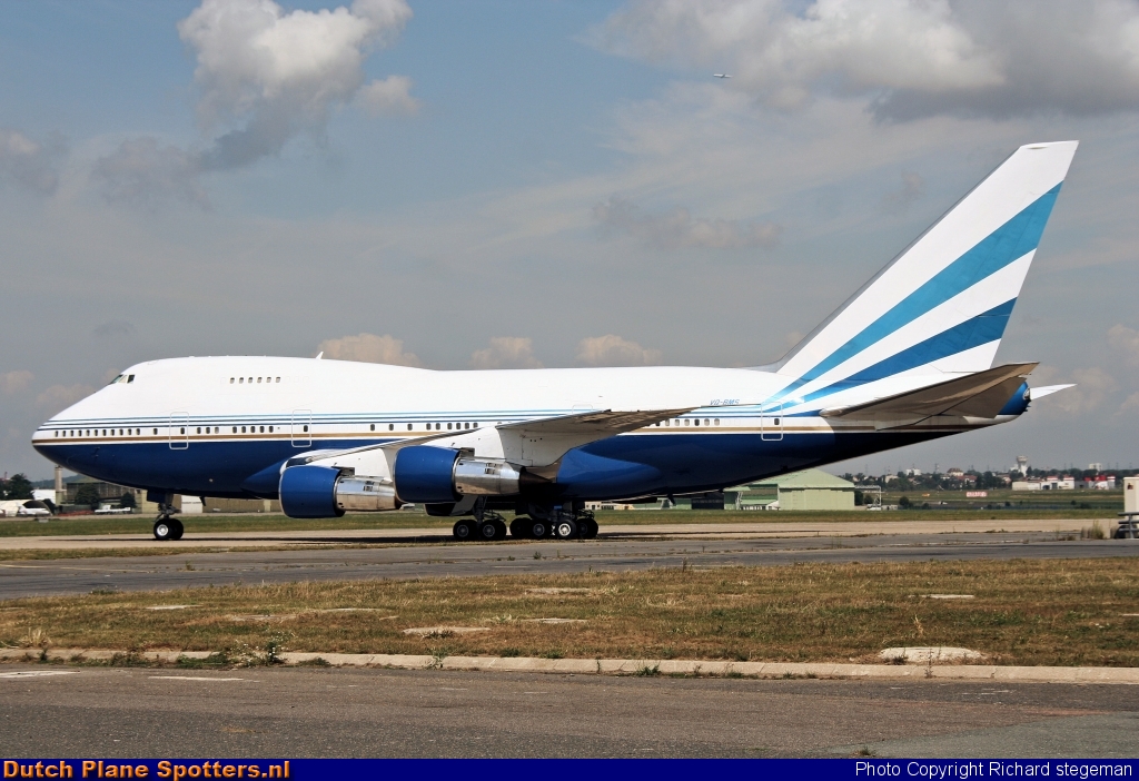 VQ-BMS Boeing 747-SP Las Vegas Sands by Richard stegeman